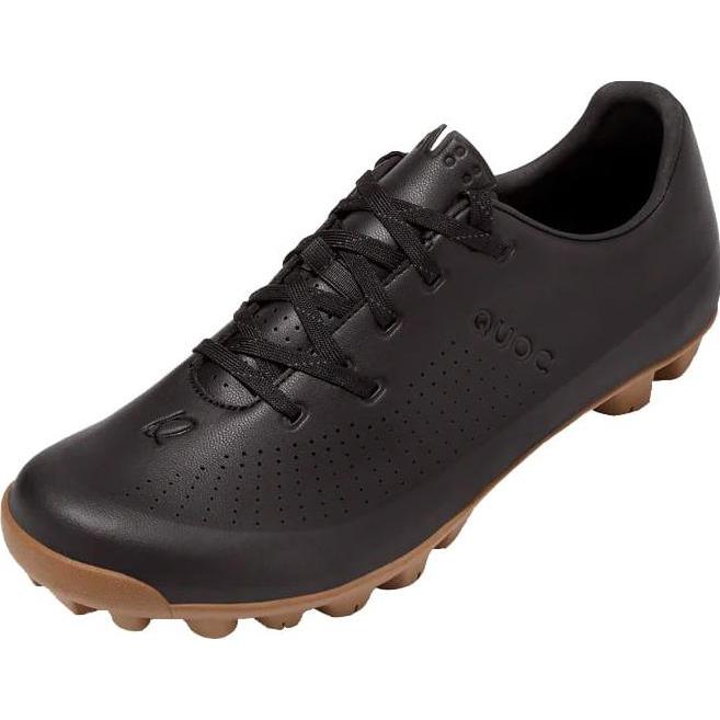 Quoc, Veloschuhe, Gran Tourer Gravel Shoe - Black/Gum (41), Schwarz