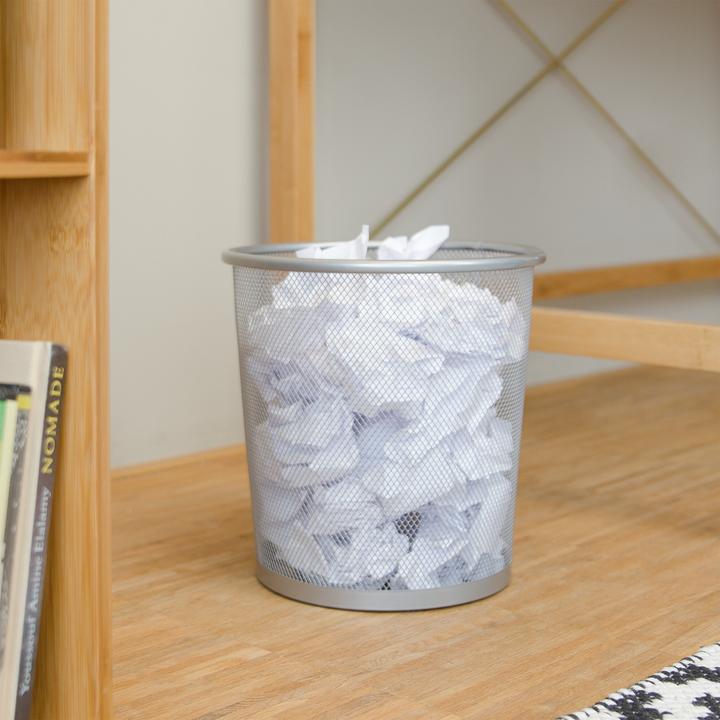 Image du produit Relaxdays Corbeille à papier ronde (8 l)