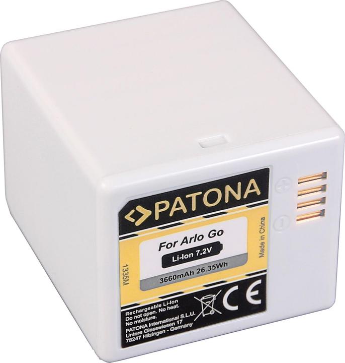 Actual product image Patona Battery f. Arlo Go VM4410 VML4030 (Camera battery)