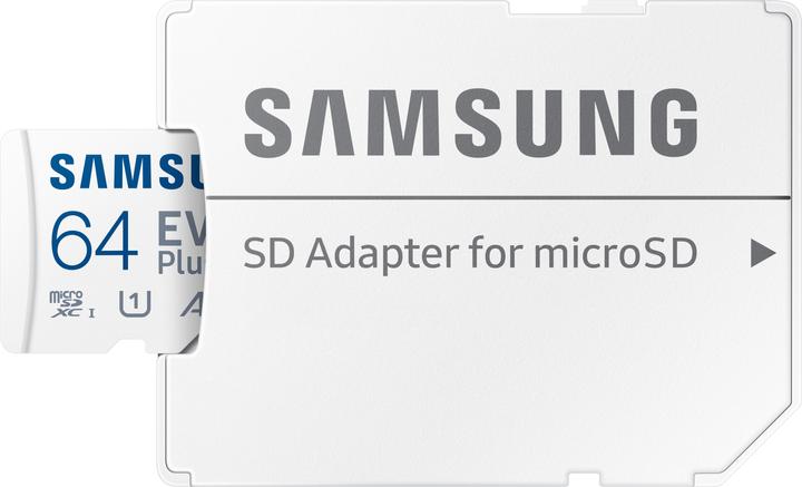 Produktbild Samsung EVO Plus (64 GB, microSDXC, U1, UHS-I)