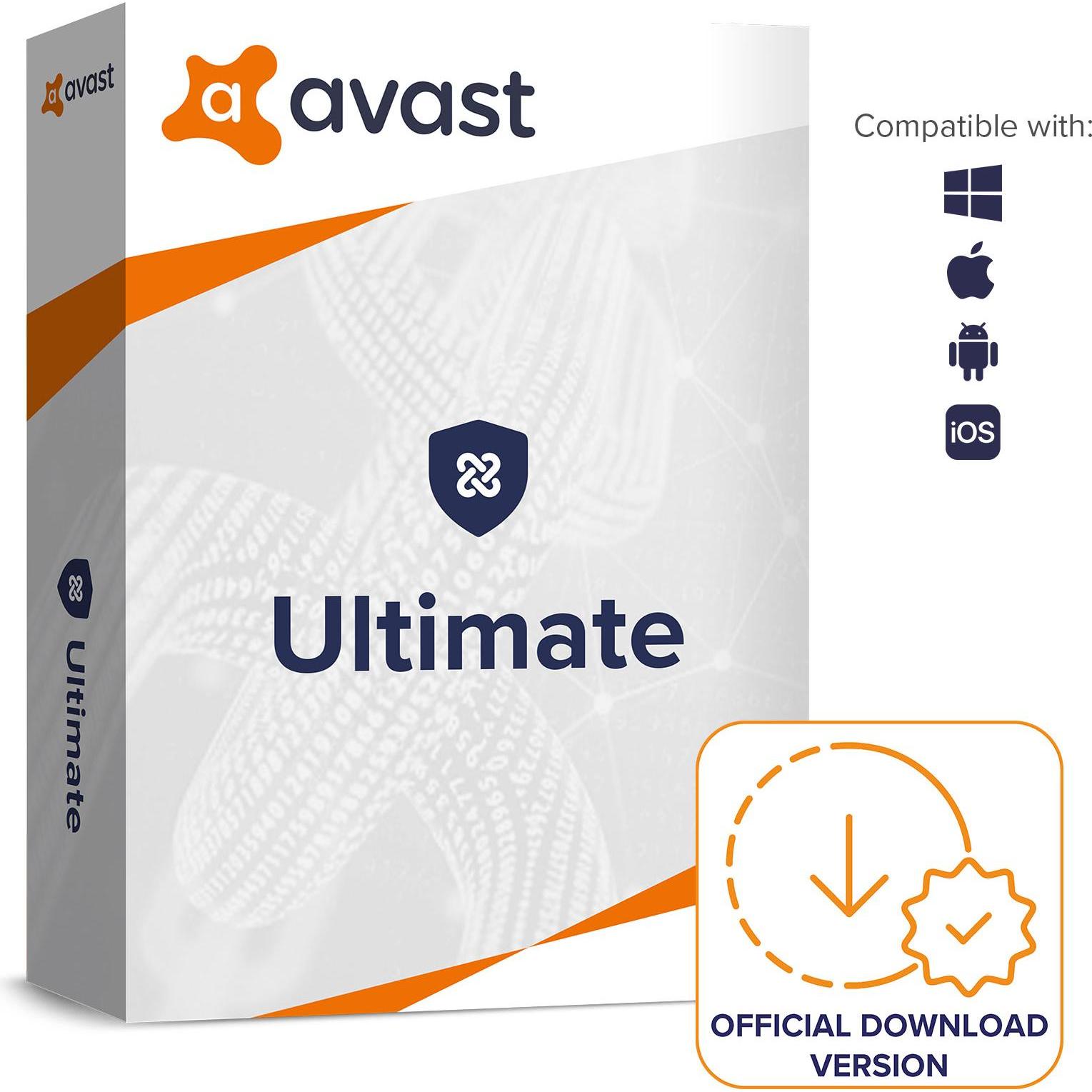 Avast Ultimate für Mac OS & Windows & Android