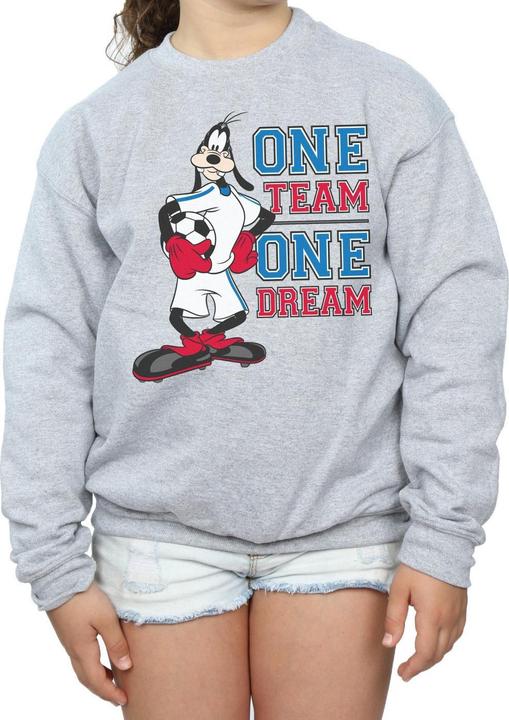 Produktbild Disney Goofy One Team One Dream Sweatshirt Mädchen (152, 158)