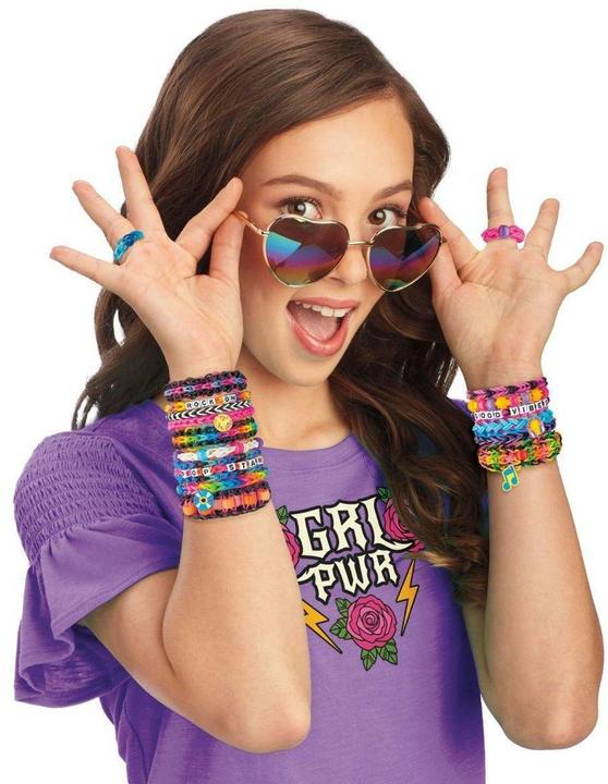 Immagine prodotto Lexibook Cra-Z-Art - Rock 'n' roll Rubber Band Loom Bracelets (CRLOOM6)