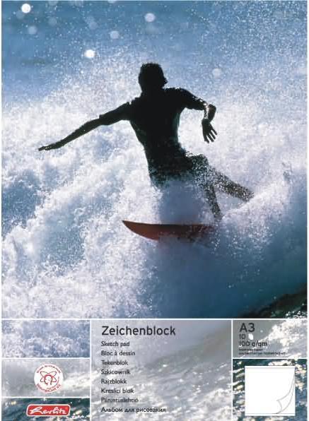 Produktbild Herlitz Zeichenblock A3/10 sort.452300 (A3, Blanko)