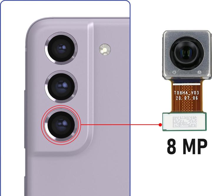 Actual product image Clappio Telephoto lens camera spare part