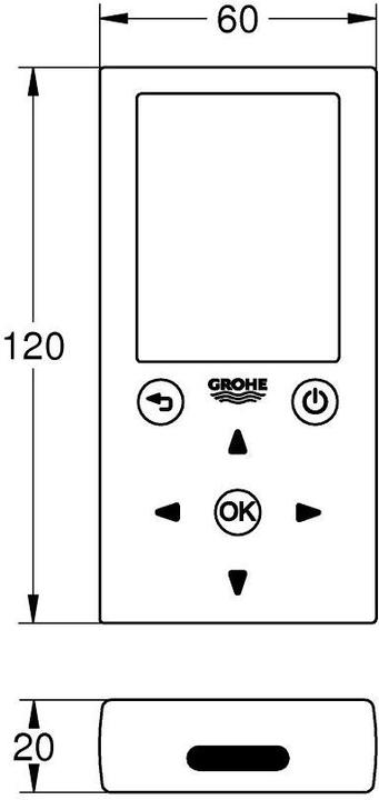 Produktbild Grohe Fernbedienung