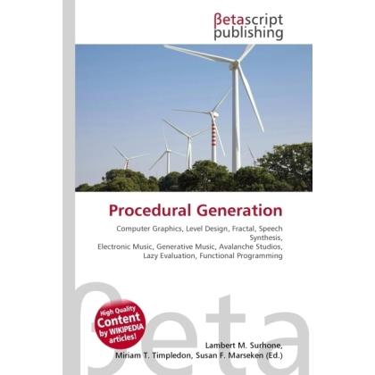 Procedural Generation, Fachbücher von Lambert M. Surhone, Miriam T. Timpledon, Susan F. Marseken