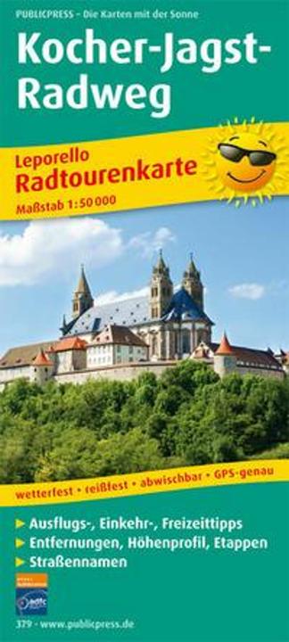 Produktbild Kocher-Jagst-Radweg 1 : 50 000
