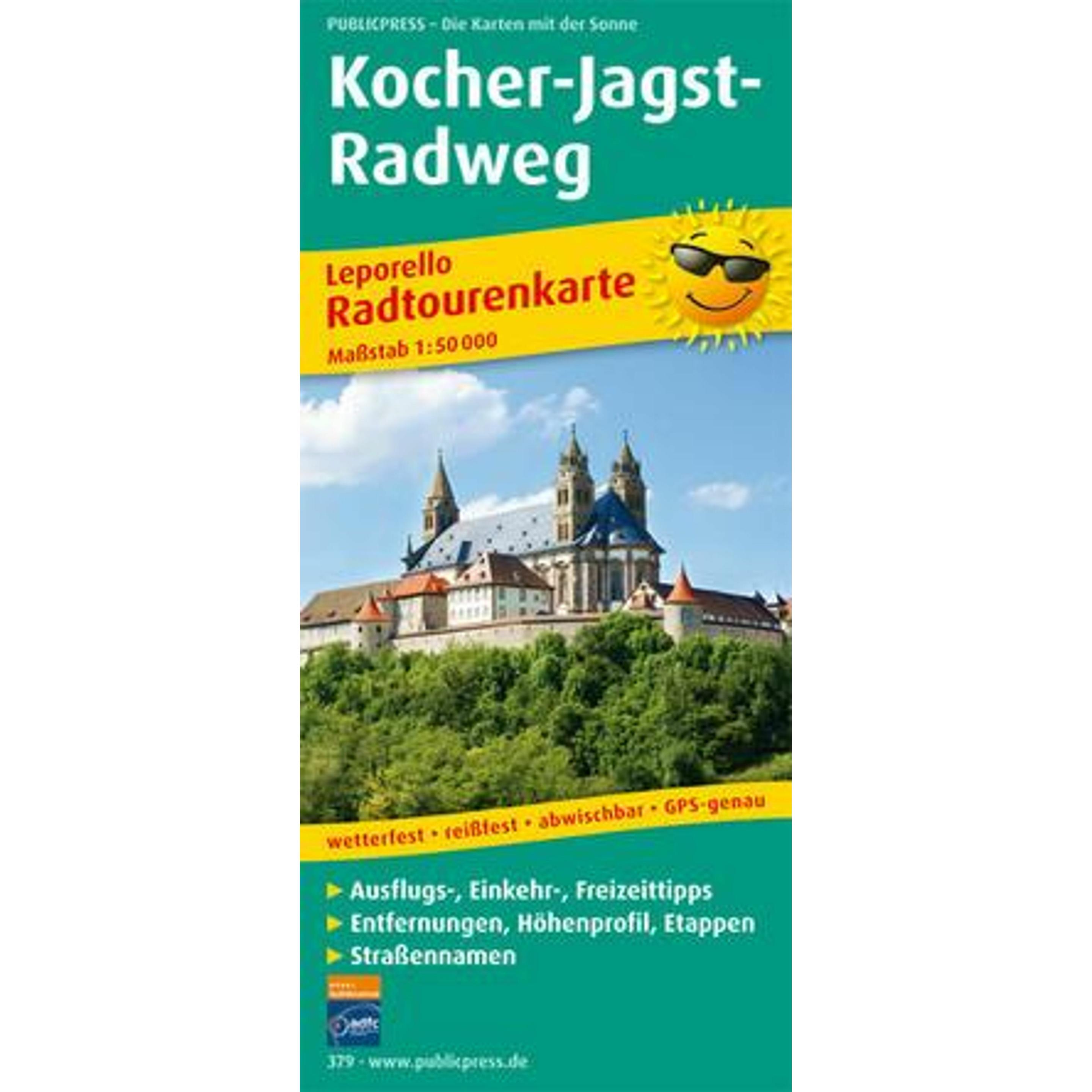 Publicpress Kocher-Jagst-Radweg 1 : 50 000 (7297692)