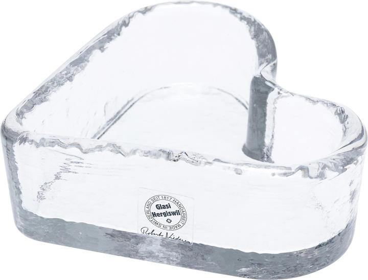 Glasi Hergiswil Dekoschale Herz, 10.7 cm (9.50 cm, 1 x)