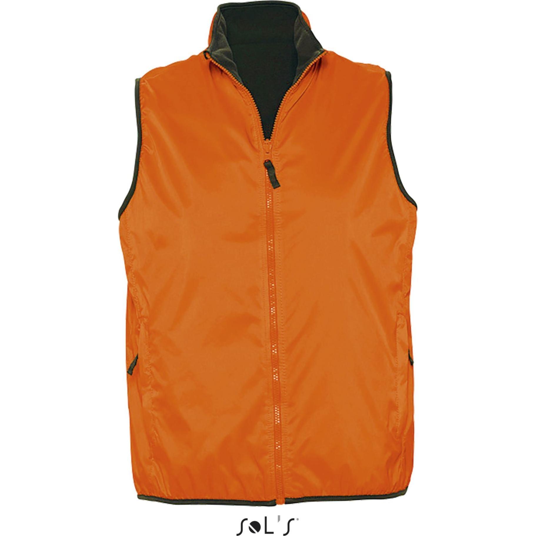 Sol's, Herren, Weste, ärmellose jacke winner, Orange, (XL)