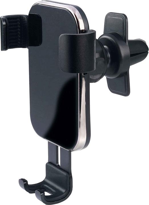 Image du produit Vivanco Support Smartphone pour voiture BUTLER SE, grille d'aération, autobloquant, noir