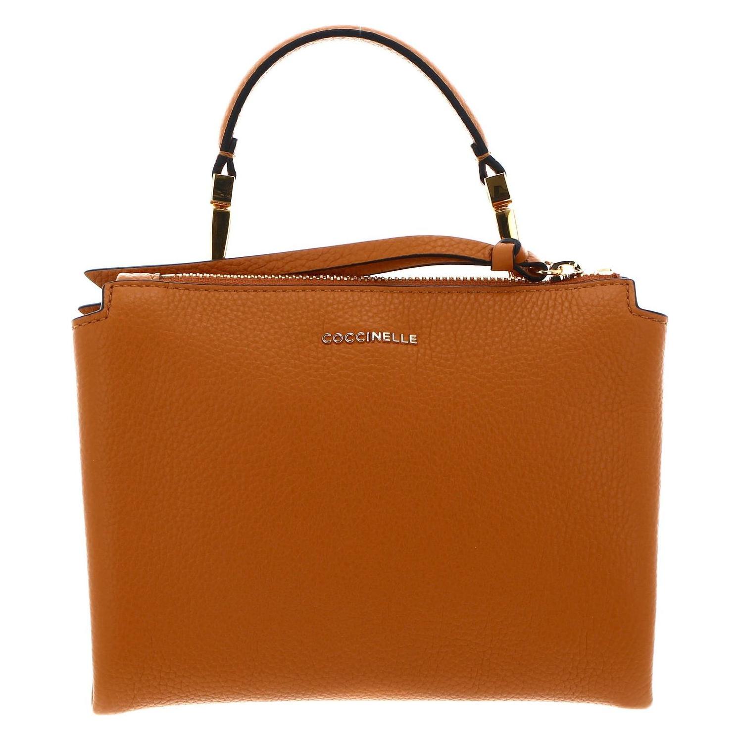 Coccinelle, Damen, Handtasche, Arlettis Handbag Grainy Leather, Orange