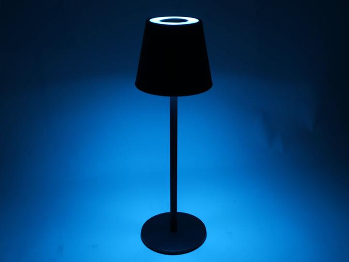 Image du produit DayLite LED-Tischleuchte PBG-1238, 4W, 200lm, RGBW, Akku, schwarz (200 lm)