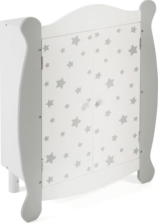 Actual product image Bayer Chic 2000 Dolls wardrobe Stars grey