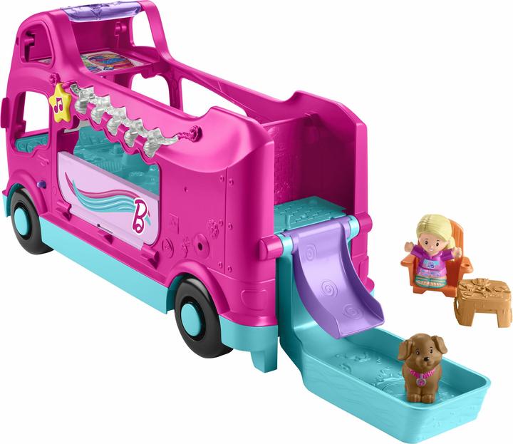 Actual product image Fisher-Price Little People Barbie Little Dreamcamper playset with lights and sounds, 2 figures (85)
