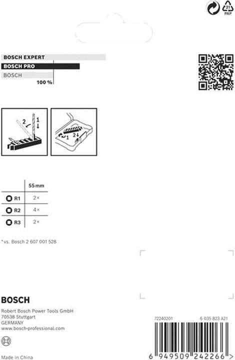 Actual product image Bosch Professional Zubehör PRO Robertson Impact Bit