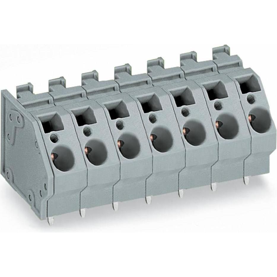 Wago, Collegamento per cavi, 745-353 Morsettiera per circuiti stampati 0,2-6 qmm grigio