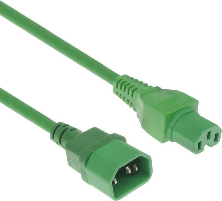 Cavo di alimentazione C14 - C15 verde 2 m (2 m)