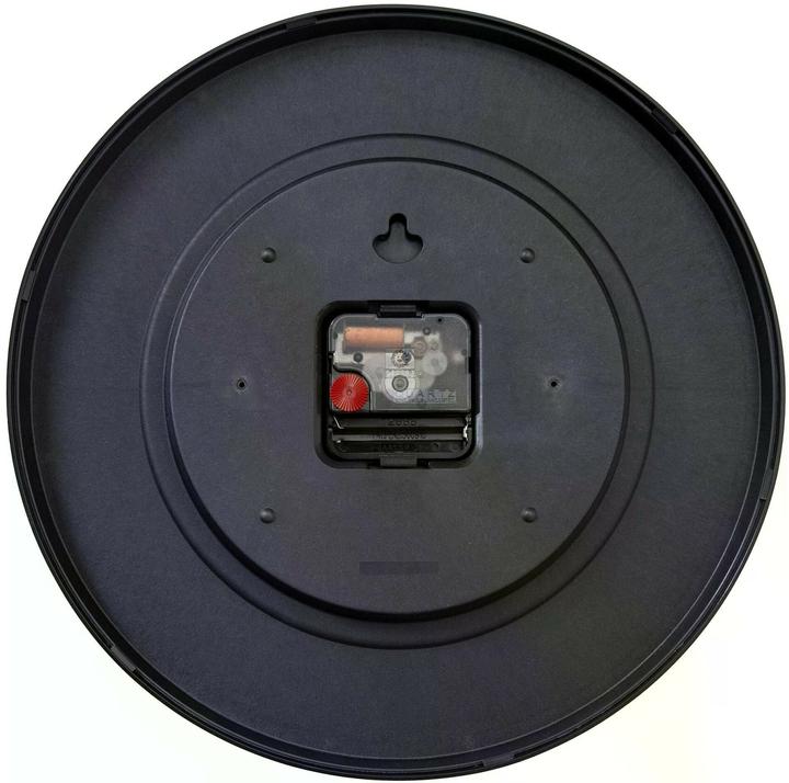 Produktbild Nextime Wanduhr Eco Ø 30 cm, Schwarz, Form: Rund (30 cm)