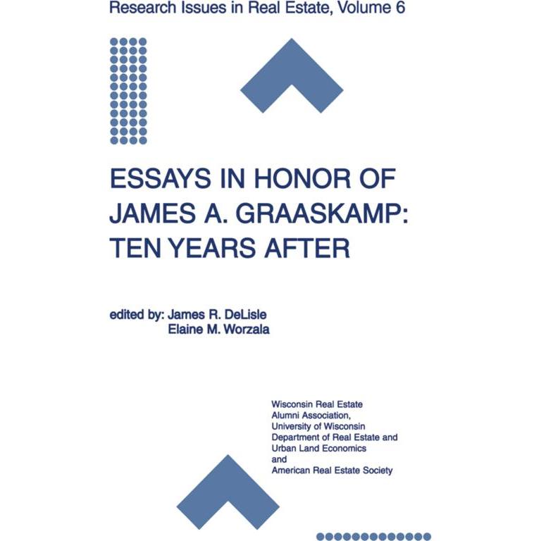 Essays in Honor of James A. Graaskamp: Ten Years After, Fachbücher