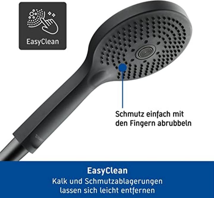 Actual product image Duravit Shower set black matt (3 Beam types, 14 l/min)