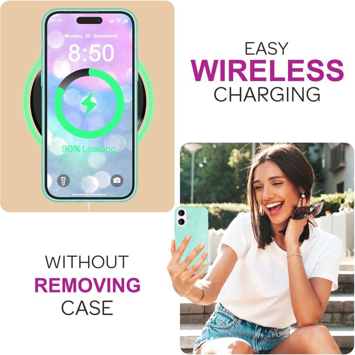 Image du produit Nalia Étui hybride pailleté (Apple iPhone 16 Plus)