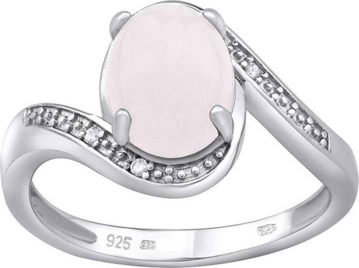 Produktbild Silvego Silver ring with natural rosette JST14809RO - Circuit: 49 mm (49, 925 Silber)