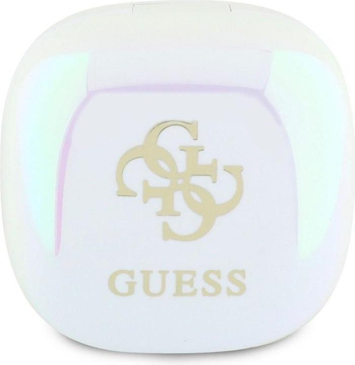 Image du produit Guess 4G Logo Mini TWS Casque d'écoute sans fil Bluetooth - Blanc (ANC, 24 h, Sans fil)