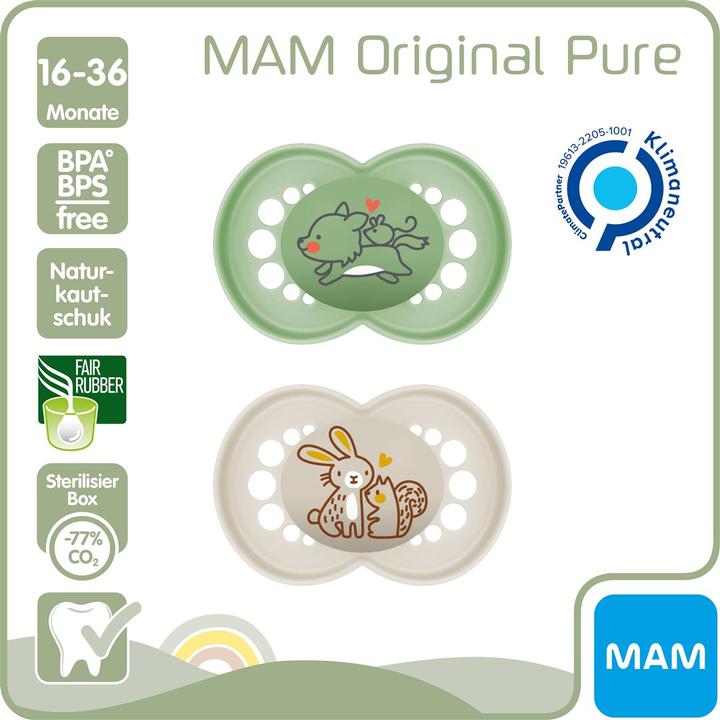 Actual product image MAM Original Pure assorted (2 x, 16 - 36 M.)