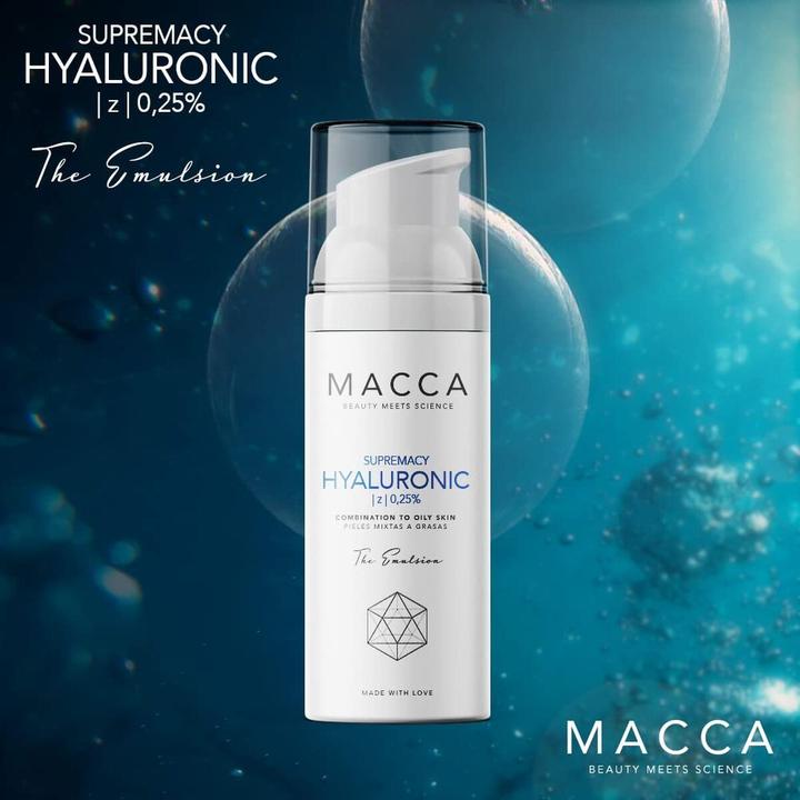 Productafbeelding Macca Cosmetics SUPREMACY HYALURONIC z 0,25% crème normale tot droge huid 50 ml (50 ml, Dagcrème)