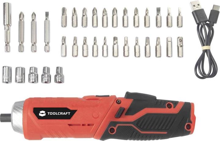 Produktbild Toolcraft TO-7870758 Akku-Schnellbauschrauber 3.7V 1500 mAh Li-Ion inkl. Koffer