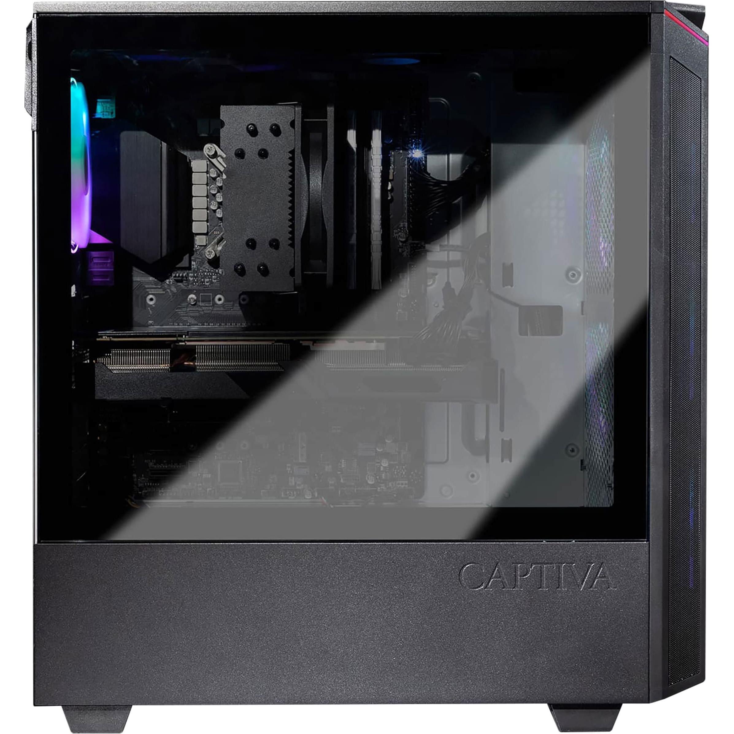 Thumbnail - Captiva Advanced Gaming I67-550 Core i5 RTX 3050 (Intel Core i5-12400F, 16 GB, 500 GB, GeForce RTX 3050), PC, Schwarz
