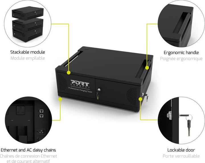 Productafbeelding Port Designs Laadkast voor notebooks type C - 6 stuks
