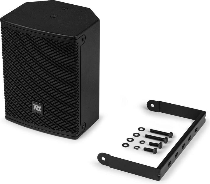 Image du produit Power Dynamics PDW5B passieve speaker met muurbeugel - 5.25 inch woofer - 200W - Zwart (Passif, 1x 100 W)