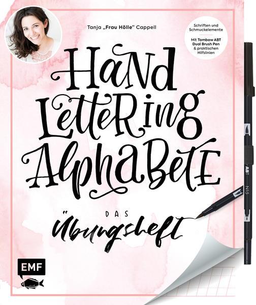 Image du produit Handlettering Alphabete Das Übungsheft mit Stift (Allemand, Tanja Cappell, 2018)