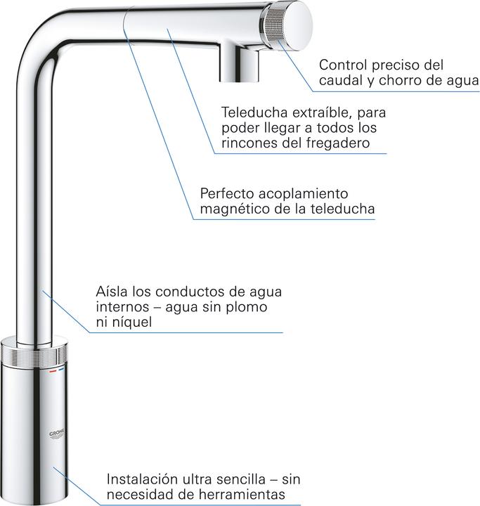 Produktbild Grohe Küchenarmatur MINTA SMARTCONTROL 31613000