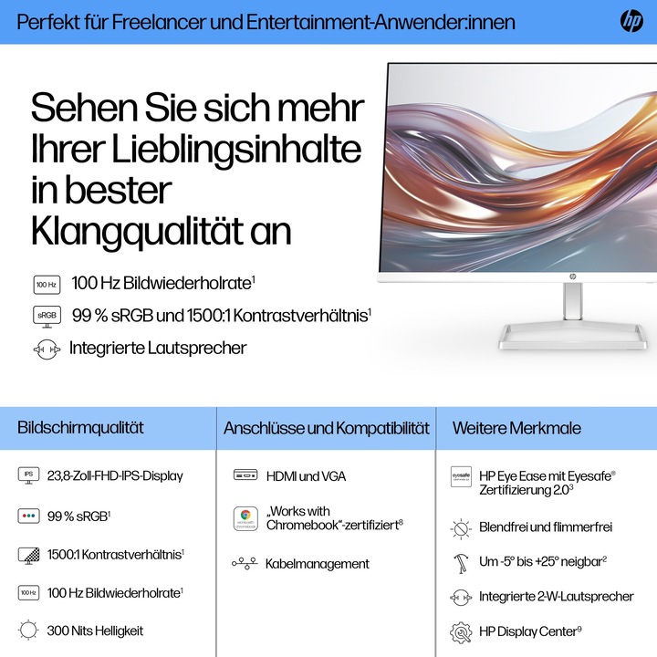 Produktbild HP Series 5 524 (1920 x 1080 Pixel, 24")
