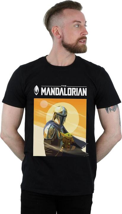 Immagine prodotto Star Wars The Mandalorian The Child Two Moons Maglietta Uomo (XXL)