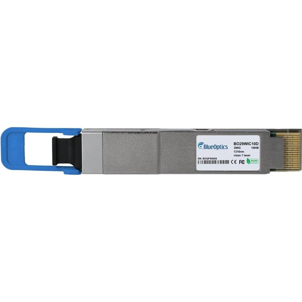 BlueOptics Arista QDD-200G-LR4 kompatibler QSFP-DD BO29WIC10D, Transceiver, Blau