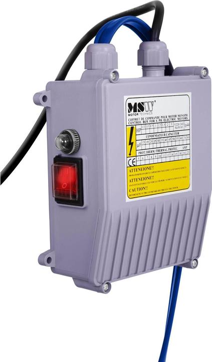 MSW Pumpe Brunnenpumpe Tiefbrunnenpumpe Tauchpumpe 10.800 L H 2200 Watt Edelstahl (Klarwasserpumpe)