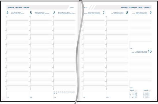Produktbild Aurora Plan-A-Week (A4, Deutsch, Französisch, Italienisch, Englisch, Spanisch, Niederländisch)