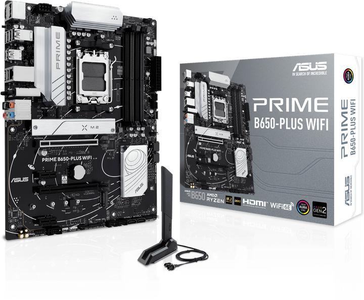 Actual product image ASUS PRIME B650-PLUS WIFI (AM5, AMD B650, ATX)