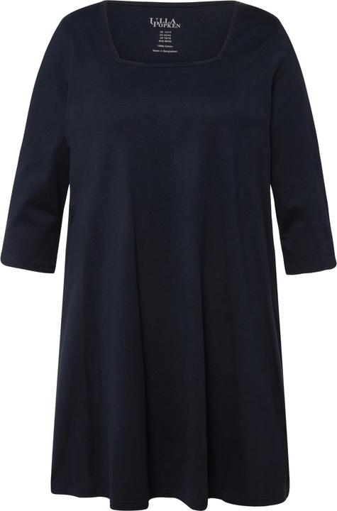Produktbild Ulla Popken Longshirt, A-Linie, Carré-Ausschnitt, 3/4-Arm (56)