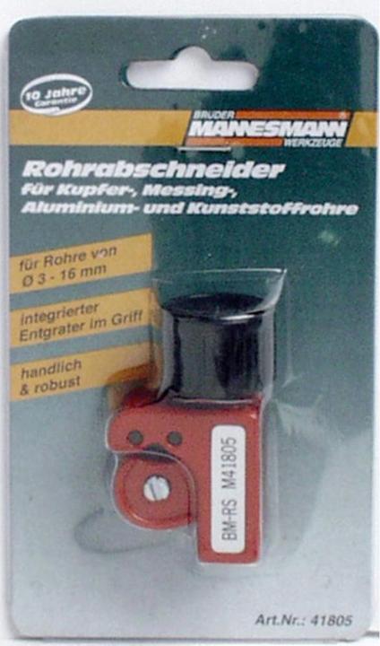 Actual product image Mannesmann Mannesman Mini Pipe Cutter 3-16 mm (16 mm)