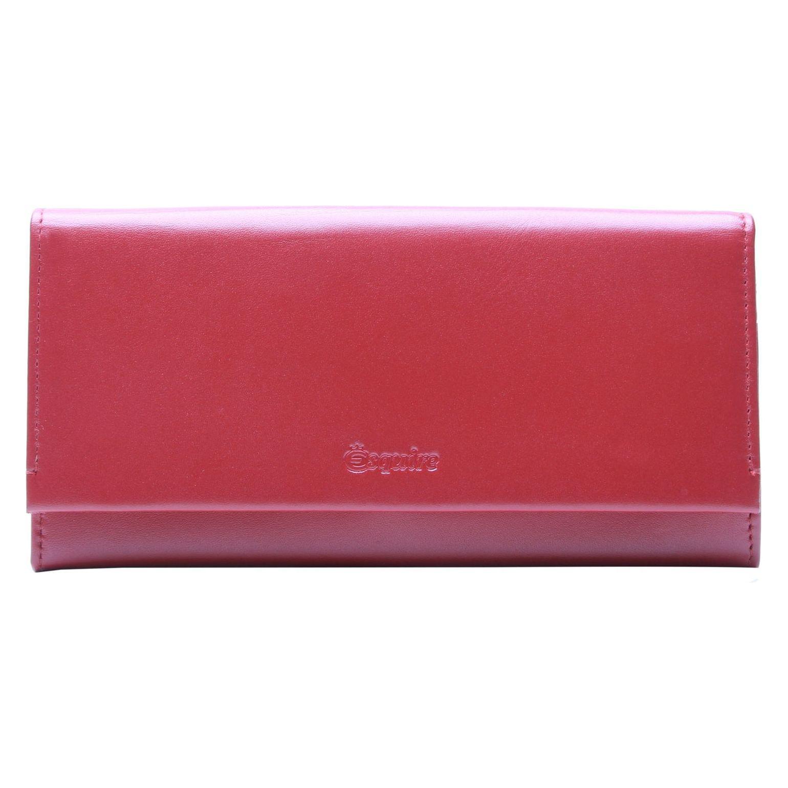 Esquire, Damen, Portemonnaie, New Silk Wallet, Rot