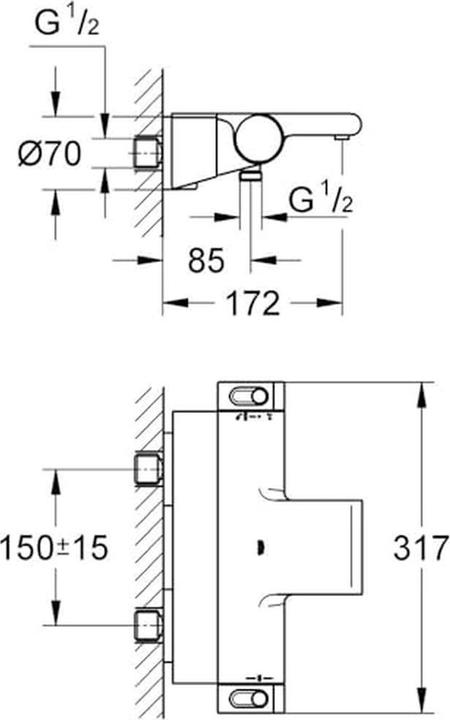 Produktbild Grohe Grohtherm 2000 Chrom