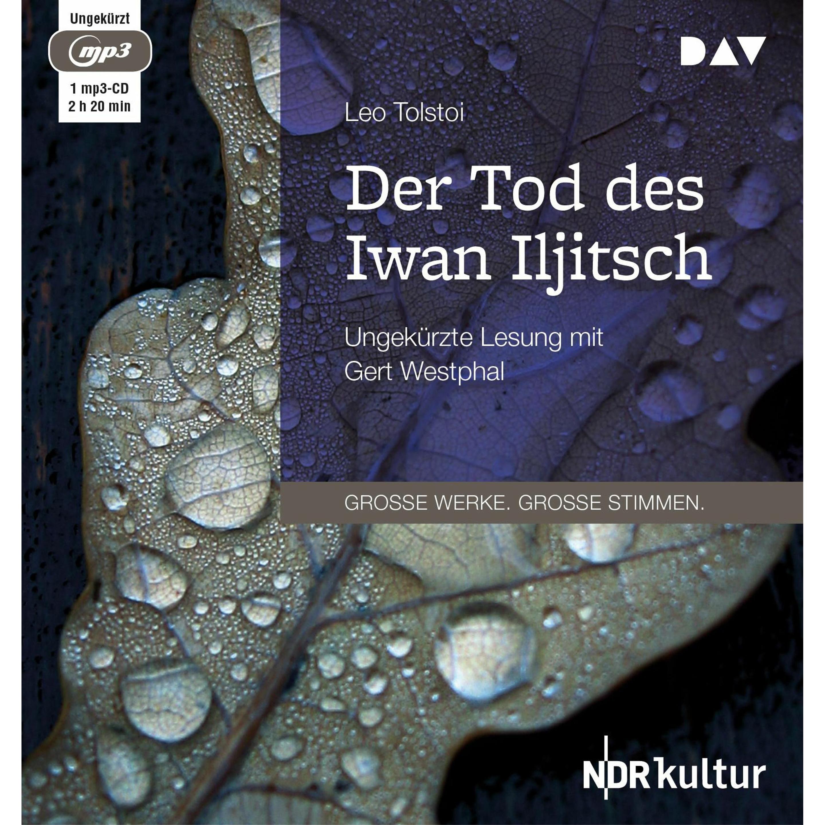 Der Tod des Iwan Iljitsch, Hörbücher von Leo Tolstoi, Gert Westphal, Josef Hahn