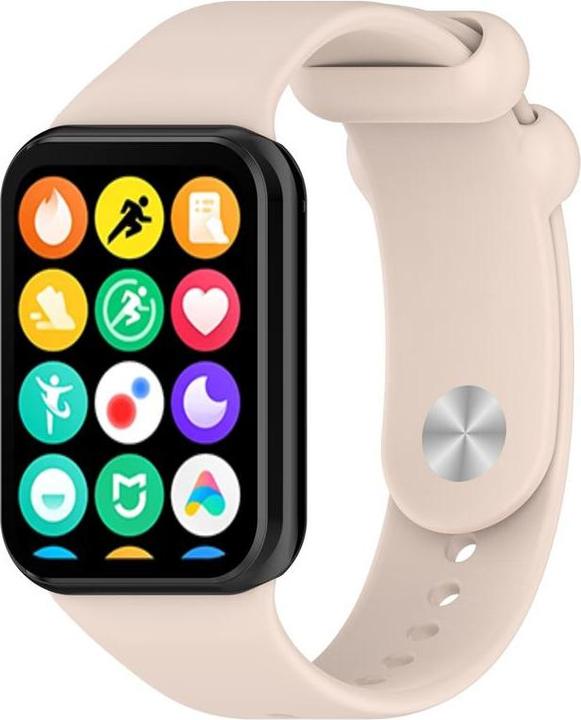 Actual product image OEM Mi Band 8 Pro / M8 Pro Silikonarmband (2), HELLROSA (Silicone)