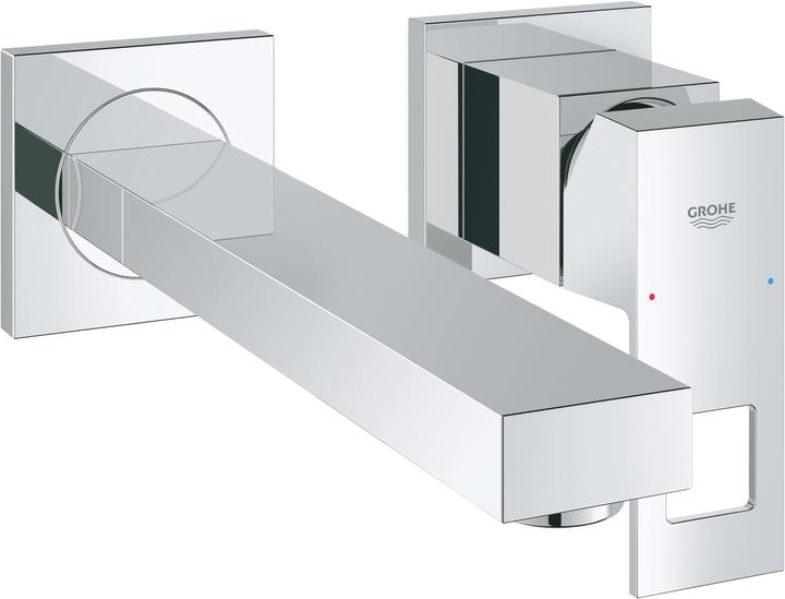 Actual product image Grohe Eurocube 2-hole washbasin mixer